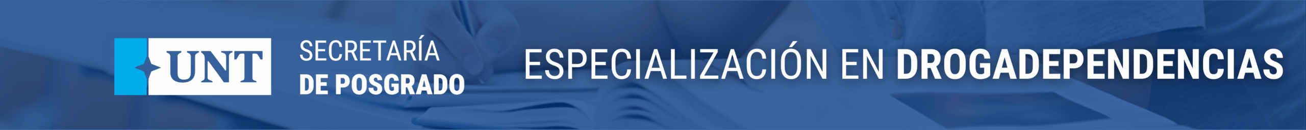 ESPECIALIZACION EN DROGADEPENDENCIAS BANNER